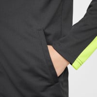 Nike Academy Survêtement Full-Zip Enfants Anthracite Néon Jaune