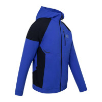 Cruyff Elite Trainingspak Full-Zip Blauw Zwart Zilver