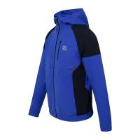 Cruyff Elite Trainingspak Full-Zip Blauw Zwart Zilver