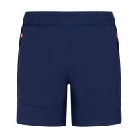 Cruyff Extreme Short d'Entraînement Bleu Foncé Noir Argenté Rose