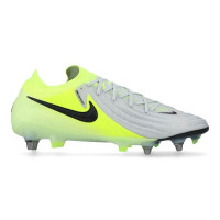 Nike Phantom GX II Elite IJzeren-Nop Voetbalschoenen (SG) Pro Player Neongeel Zilver Zwart