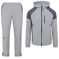 Survêtement Cruyff Elite entièrement zippé gris gris foncé bleu