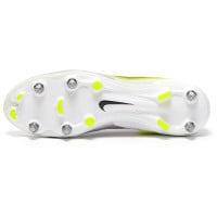 Nike Tiempo Legend 10 Elite Crampons Vissés Chaussures de Foot (SG) Pro Player Argenté Noir Néon Jaune