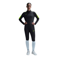 Haut d'entraînement Nike Academy 1/4-Zip pour femme, anthracite, jaune fluo