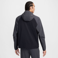 Nike Tech Sportswear Windrunner Jack Donkergrijs Zwart Felgroen