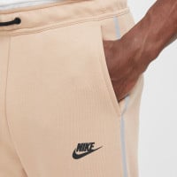 Nike Tech Fleece Sportswear Pantalon de Jogging Beige Argenté Noir