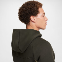 Survêtement de sport Nike Tech Fleece vert olive foncé vert olive noir