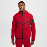 Nike Tech Fleece Sportswear Trainingspak Rood Zwart