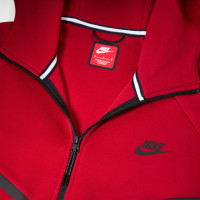 Nike Tech Fleece Sportswear Veste Rouge Noir