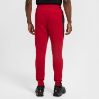 Nike Tech Fleece Sportswear Joggingbroek Rood Zwart