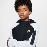 Nike Tech Fleece Sportswear Veste Enfants Noir Blanc Gris-Bleu Jaune Clair