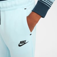 Nike Tech Fleece Sportswear Pantalon de Jogging Enfants Bleu Clair Noir