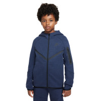 Nike Tech Fleece Sportswear Trainingspak Kids Donkerblauw Zwart