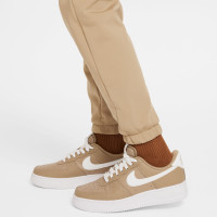 Survêtement Nike Sportswear à fermeture éclair intégrale pour enfants, marron clair, beige, blanc