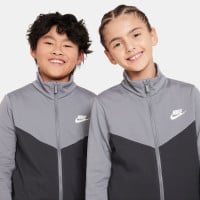 Survêtement Nike Sportswear à fermeture éclair intégrale pour enfants gris foncé gris blanc