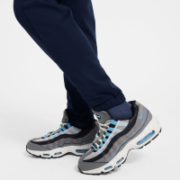 Survêtement Nike Sportswear à fermeture éclair intégrale pour enfants, bleu foncé, vert, blanc