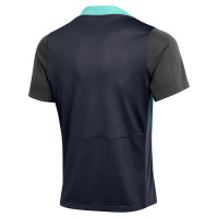 Nike Academy Pro 24 Maillot d'Entraînement Bleu Foncé Turquoise Noir Blanc