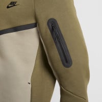 Nike Tech Fleece Sportswear Survêtement Vert Olive Beige Noir