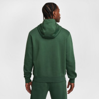 Nike Sportswear Club Fleece Hoodie Trainingspak Donkergroen Wit