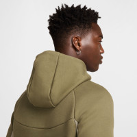 Nike Tech Fleece Sportswear Survêtement Vert Olive Beige Noir