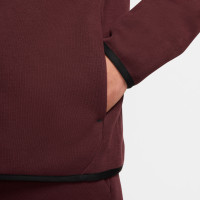 Nike Tech Fleece Sportswear Survêtement Bordeaux Noir