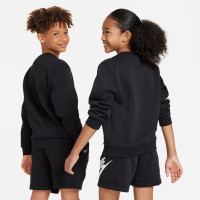 Nike Sportswear Club Fleece Sweat-Shirt Enfants Noir Blanc