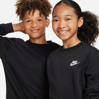 Nike Sportswear Club Fleece Sweat-Shirt Enfants Noir Blanc