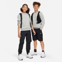 Nike Sportswear Club Fleece Sweat-Shirt Enfants Gris Clair Blanc