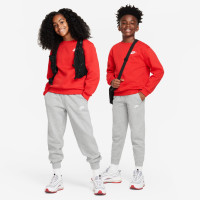 Nike Sportswear Club Fleece Pantalon de Jogging Enfants Gris Clair Blanc