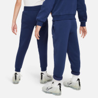 Nike Sportswear Club Fleece Pantalon de Jogging Enfants Bleu Foncé Blanc