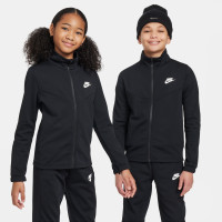 Survêtement Nike Sportswear à fermeture éclair intégrale pour enfants, noir et blanc