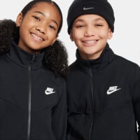 Survêtement Nike Sportswear à fermeture éclair intégrale pour enfants, noir et blanc