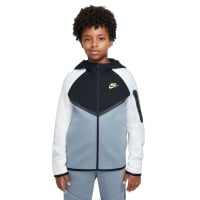 Nike Tech Fleece Sportswear Veste Enfants Noir Blanc Gris-Bleu Jaune Clair