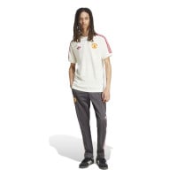 adidas Manchester United Culturewear T-Shirt 2024-2025 Blanc Rouge