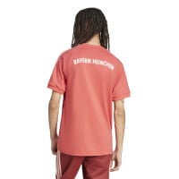 adidas Bayern Munich Culturewear T-Shirt 2024-2025 Rouge Blanc