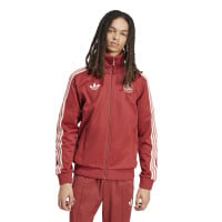 adidas Bayern München Culturewear Trainingspak Full-Zip 2024-2025 Donkerrood Wit