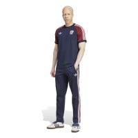 adidas Arsenal Culturewear T-Shirt 2024-2025 Donkerblauw Donkerrood Wit