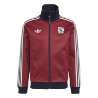 adidas Arsenal Culturewear Veste d'Entraînement 2024-2025 Rouge Foncé Bleu Foncé Blanc