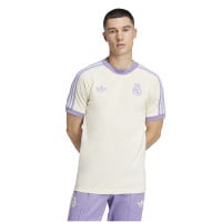 adidas Real Madrid Culturewear T-Shirt 2024-2025 Blanc Cassé Mauve Clair