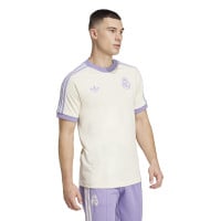 adidas Real Madrid Culturewear T-Shirt 2024-2025 Blanc Cassé Mauve Clair