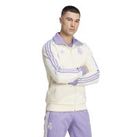 adidas Real Madrid Culturewear Trainingsjack 2024-2025 Gebroken Wit Lichtpaars