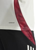 adidas Manchester United Maillot d'Entraînement 2024-2025 Blanc Noir Rouge