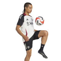 adidas Manchester United Maillot d'Entraînement 2024-2025 Blanc Noir Rouge