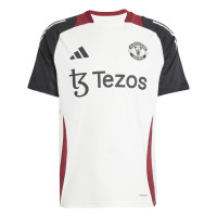 adidas Manchester United Maillot d'Entraînement 2024-2025 Blanc Noir Rouge