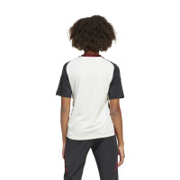 adidas Manchester United Maillot d'Entraînement 2024-2025 Enfants Blanc Noir Rouge