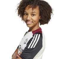 adidas Manchester United Maillot d'Entraînement 2024-2025 Enfants Blanc Noir Rouge