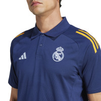 adidas Real Madrid Ensemble Polo 2024-2025 Bleu Foncé Orange Bleu Clair