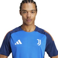 adidas Juventus Maillot d'Entraînement 2024-2025 Bleu Orange Blanc