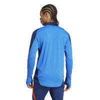 adidas Juventus Trainingspak 1/4-Zip 2024-2025 Blauw Oranje Wit