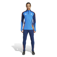 adidas Juventus Trainingstrui 1/4-Zip 2024-2025 Blauw Oranje Wit